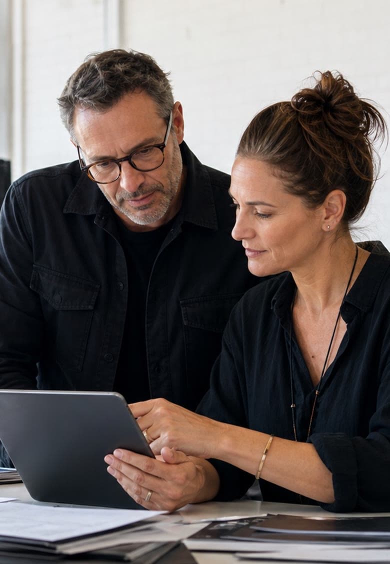 Producer and payroll coordinator on a film set